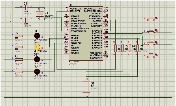use input output ports of pic microcontroller