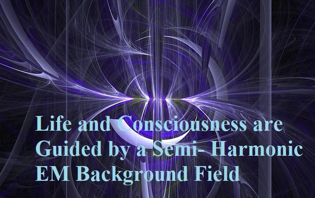 Life and Consciousness are Guided by a Semi- Harmonic EM Background Field