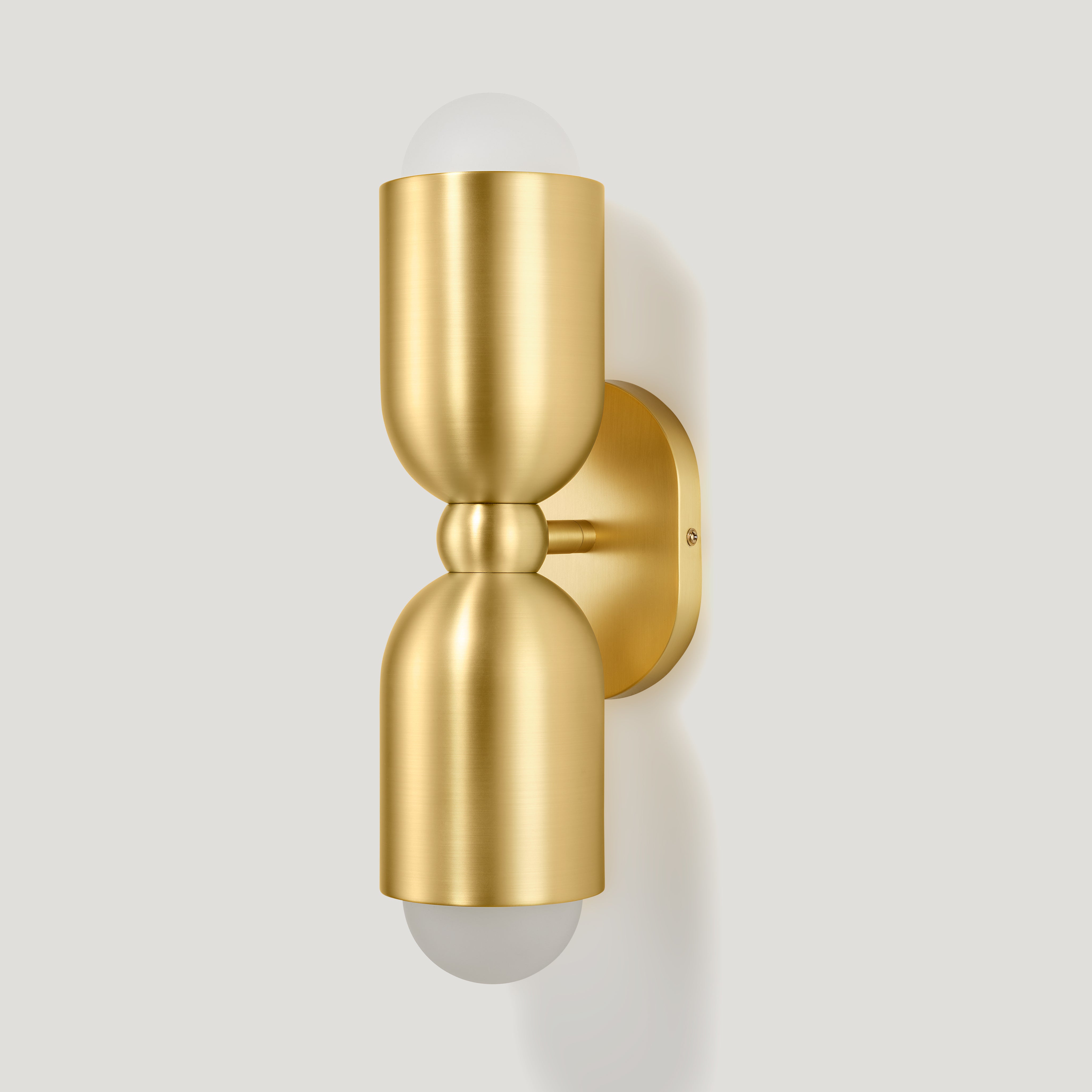 Plank Hardware Lighting JENSEN Double Wall Spotlight - Brass