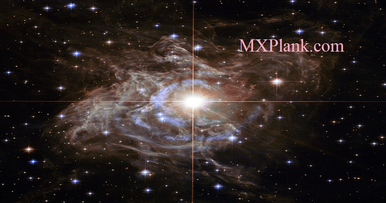 This Hubble image shows RS Puppis, a type of variable star known as a Cepheid variable. As variable stars go, Cepheids have comparatively long periods — RS Puppis, for example, varies in brightness by almost a factor of five every 40 or so days.</p>
<p>RS Puppis is unusual; this variable star is shrouded by thick, dark clouds of dust enabling a phenomenon known as a light echo to be shown with stunning clarity