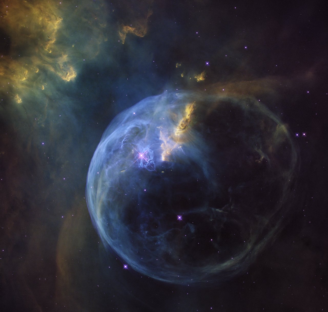 The Bubble Nebula.....